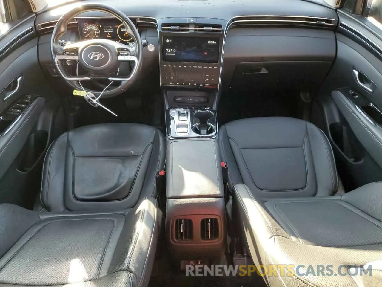 8 fotografías del automóvil dañado 5NMJECAE9NH051862 HYUNDAI TUCSON 2022