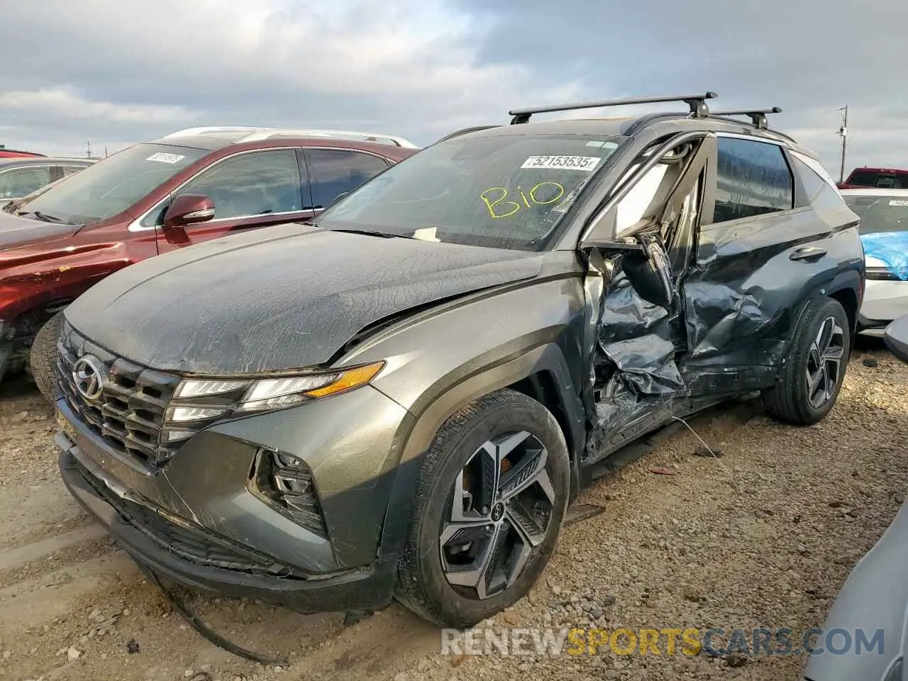 1 fotografías del automóvil dañado 5NMJF3AE1NH050993 HYUNDAI TUCSON 2022