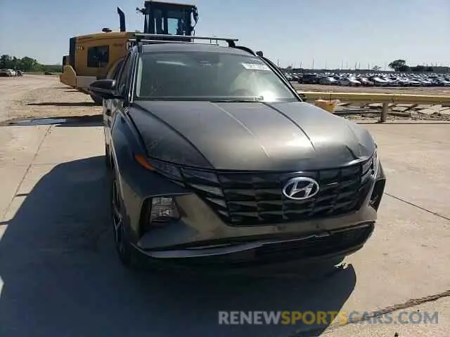 11 fotografías del automóvil dañado 5NMJF3AE1NH050993 HYUNDAI TUCSON 2022