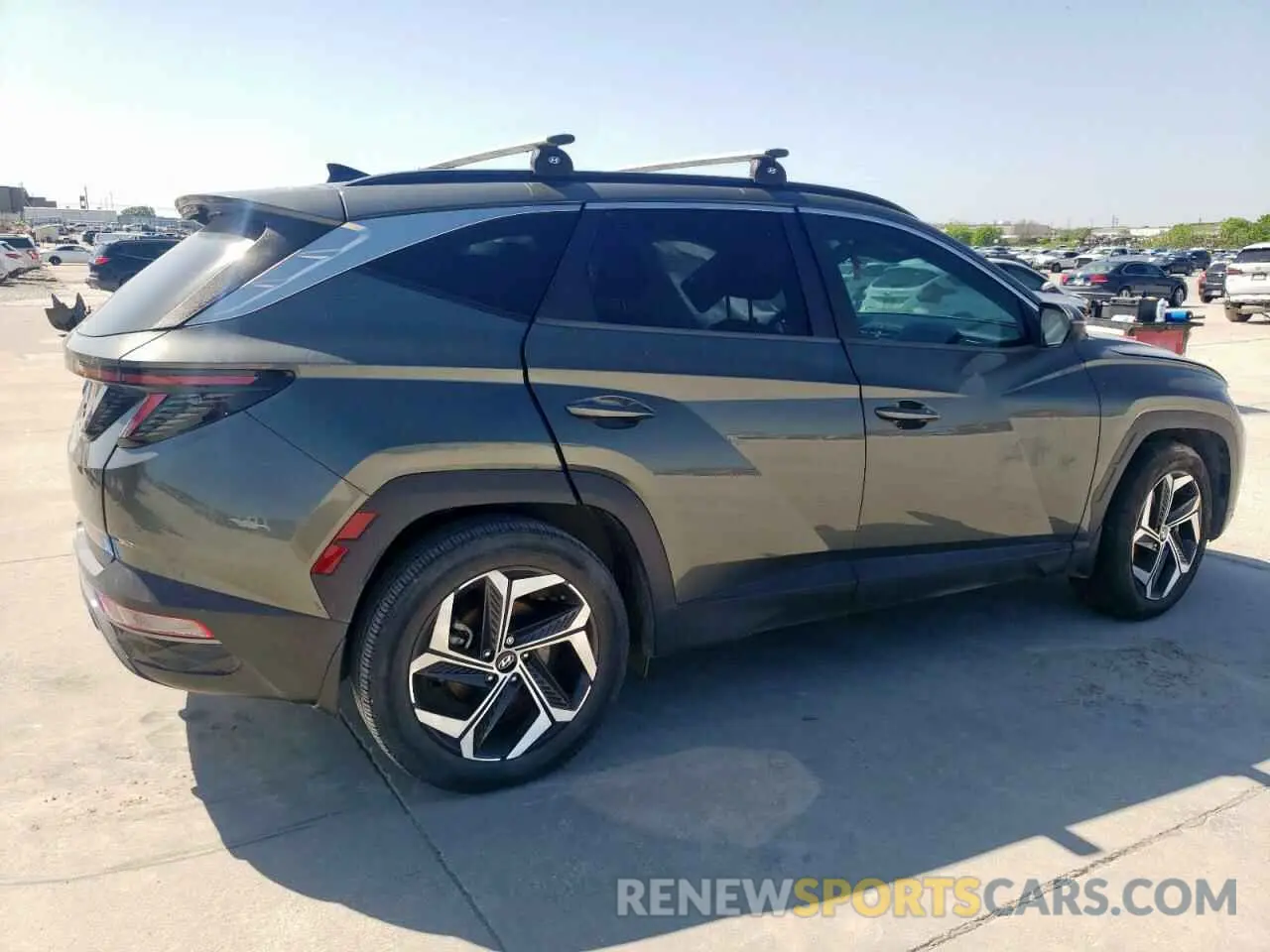 3 fotografías del automóvil dañado 5NMJF3AE1NH050993 HYUNDAI TUCSON 2022