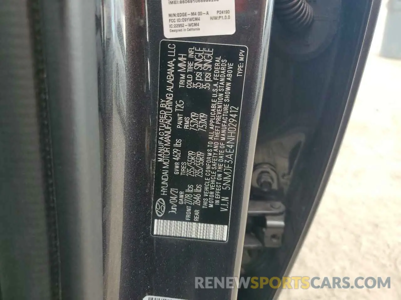 13 fotografías del automóvil dañado 5NMJF3AE4NH029412 HYUNDAI TUCSON 2022