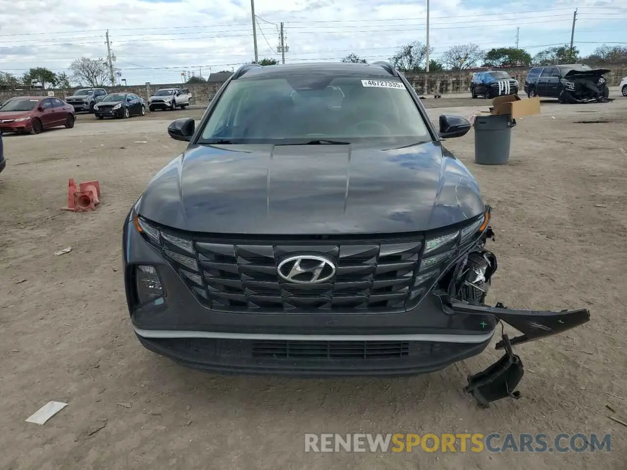 5 fotografías del automóvil dañado 5NMJF3AE4NH029412 HYUNDAI TUCSON 2022