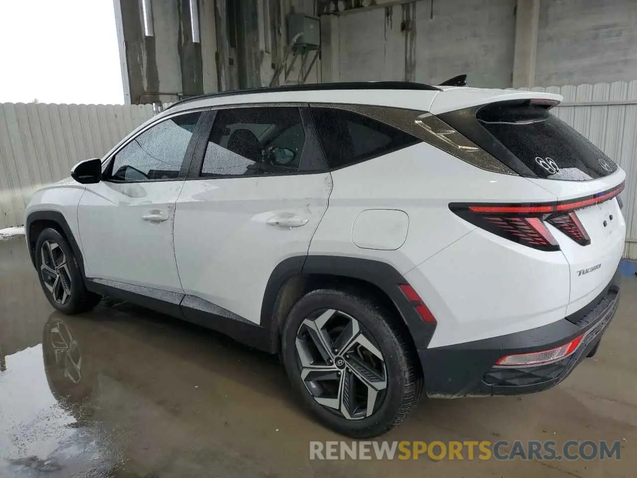 2 fotografías del automóvil dañado 5NMJF3AE4NH129297 HYUNDAI TUCSON 2022