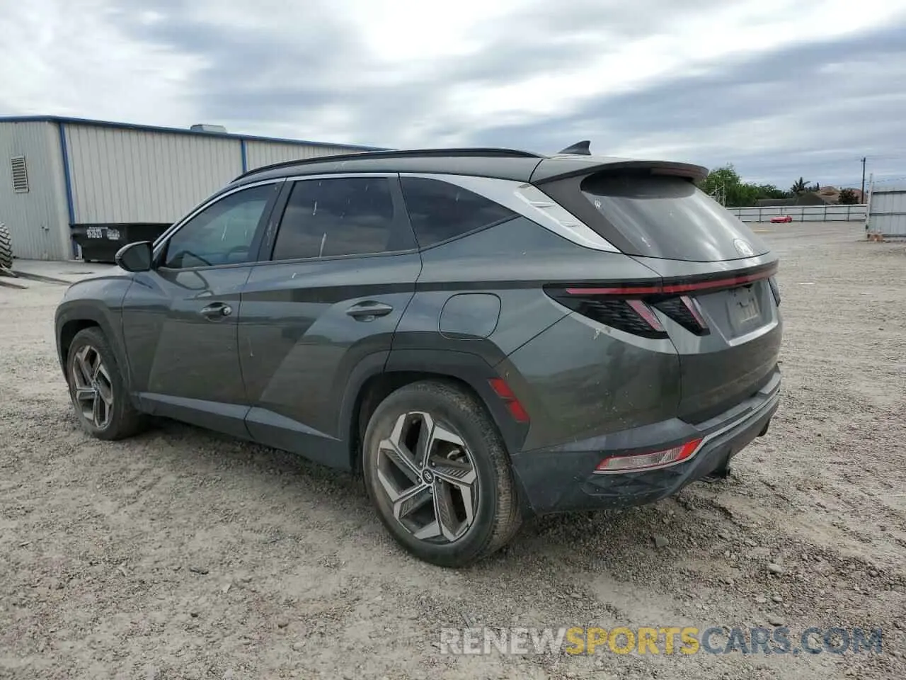 2 fotografías del automóvil dañado 5NMJF3AE5NH071393 HYUNDAI TUCSON 2022