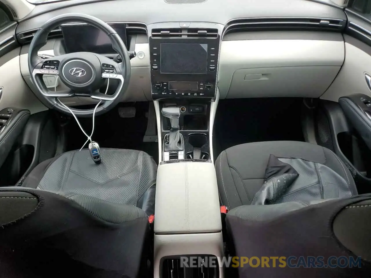 8 fotografías del automóvil dañado 5NMJF3AE5NH071393 HYUNDAI TUCSON 2022