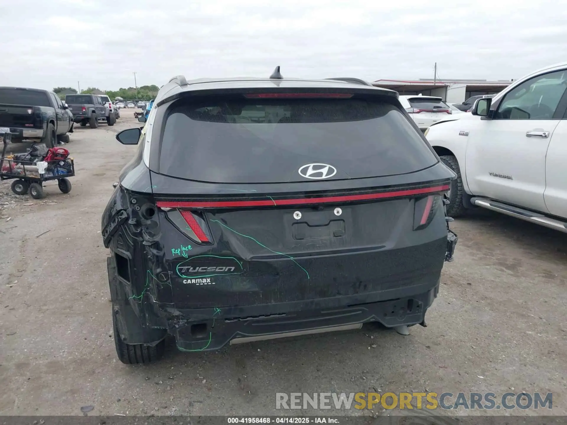 6 fotografías del automóvil dañado 5NMJF3AE9NH007275 HYUNDAI TUCSON 2022