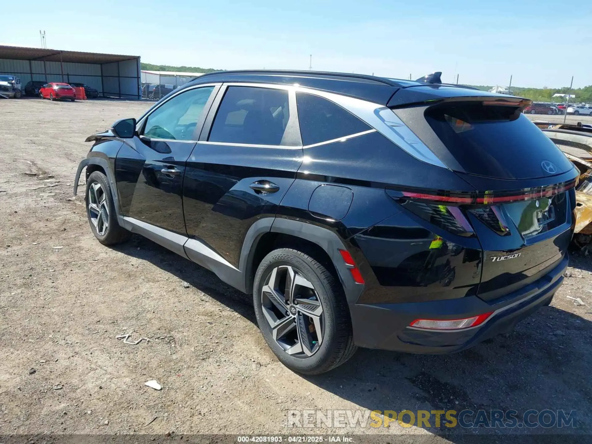 3 fotografías del automóvil dañado 5NMJF3AE9NH050028 HYUNDAI TUCSON 2022
