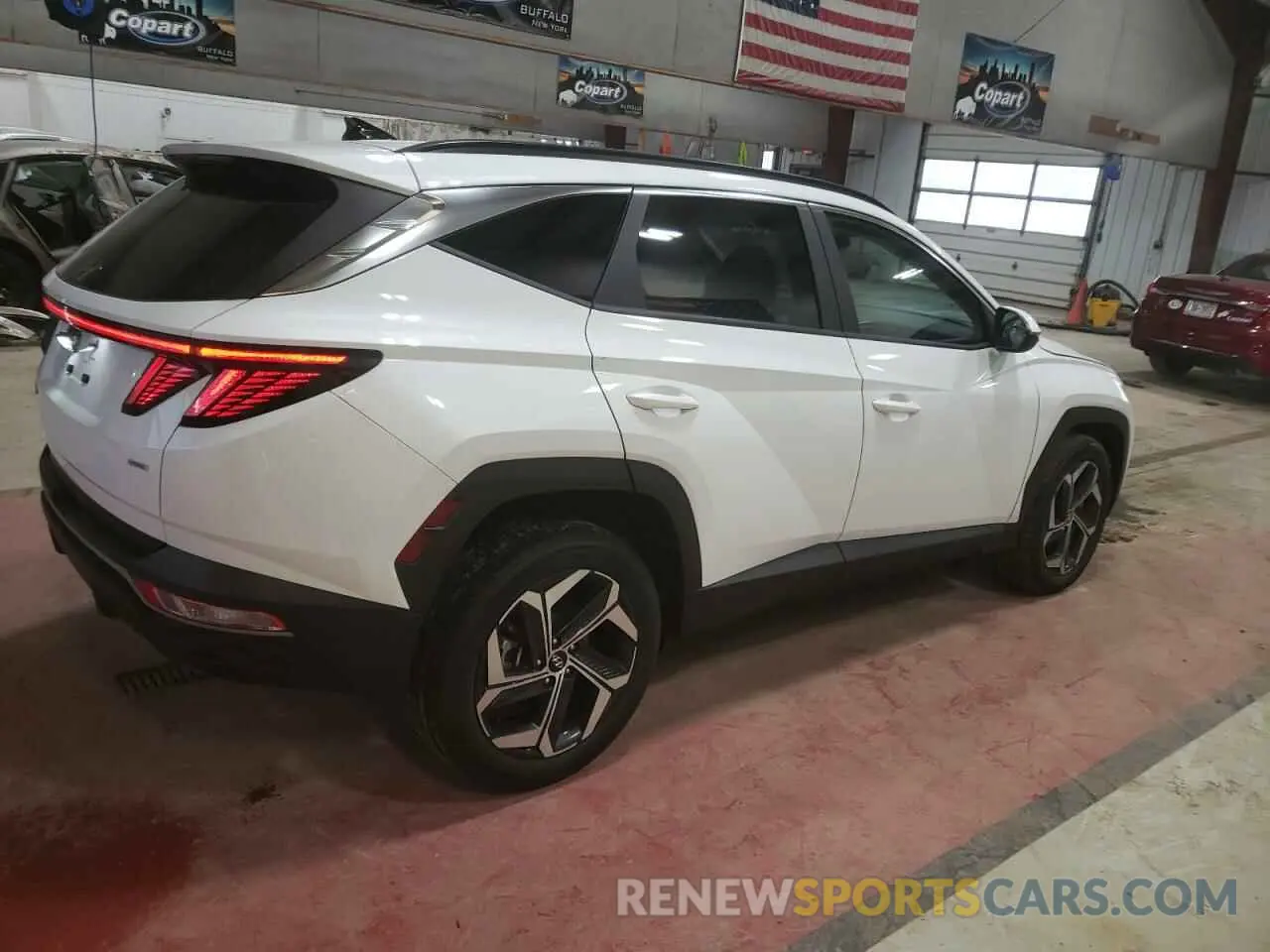 3 fotografías del automóvil dañado 5NMJFCAE1NH140158 HYUNDAI TUCSON 2022
