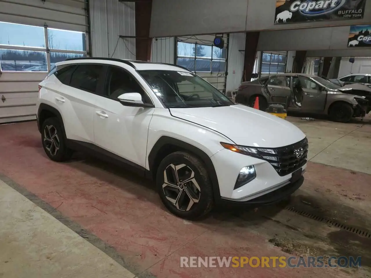 4 fotografías del automóvil dañado 5NMJFCAE1NH140158 HYUNDAI TUCSON 2022