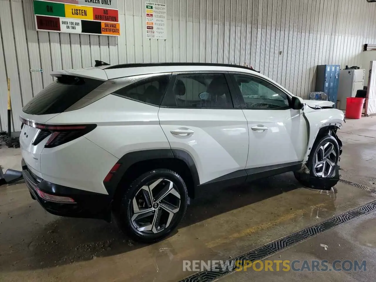 3 fotografías del automóvil dañado 5NMJFCAE2NH128570 HYUNDAI TUCSON 2022