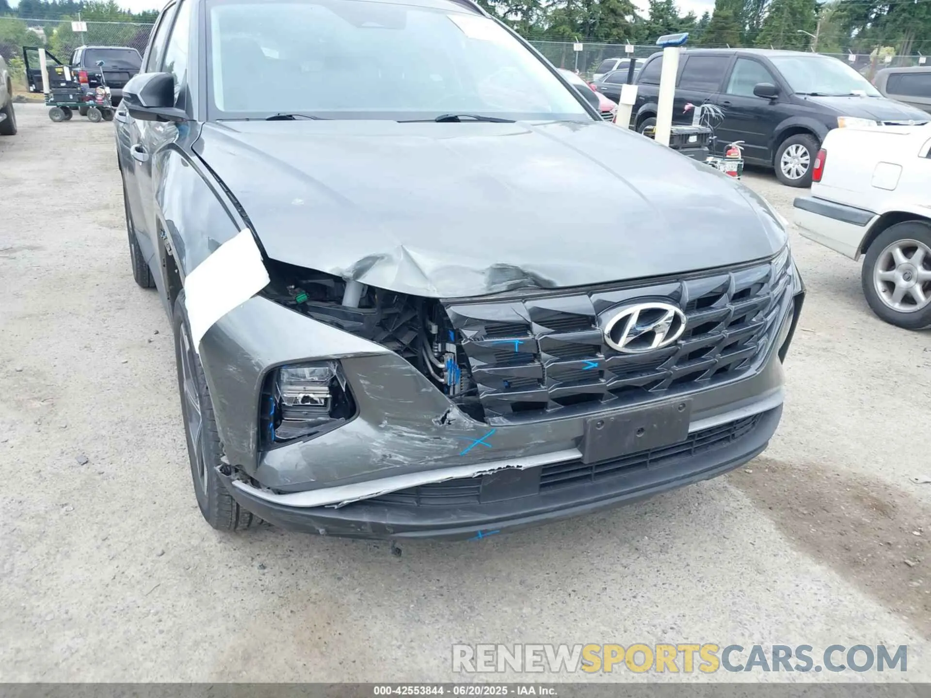 22 fotografías del automóvil dañado 5NMJFCAE3NH124480 HYUNDAI TUCSON 2022