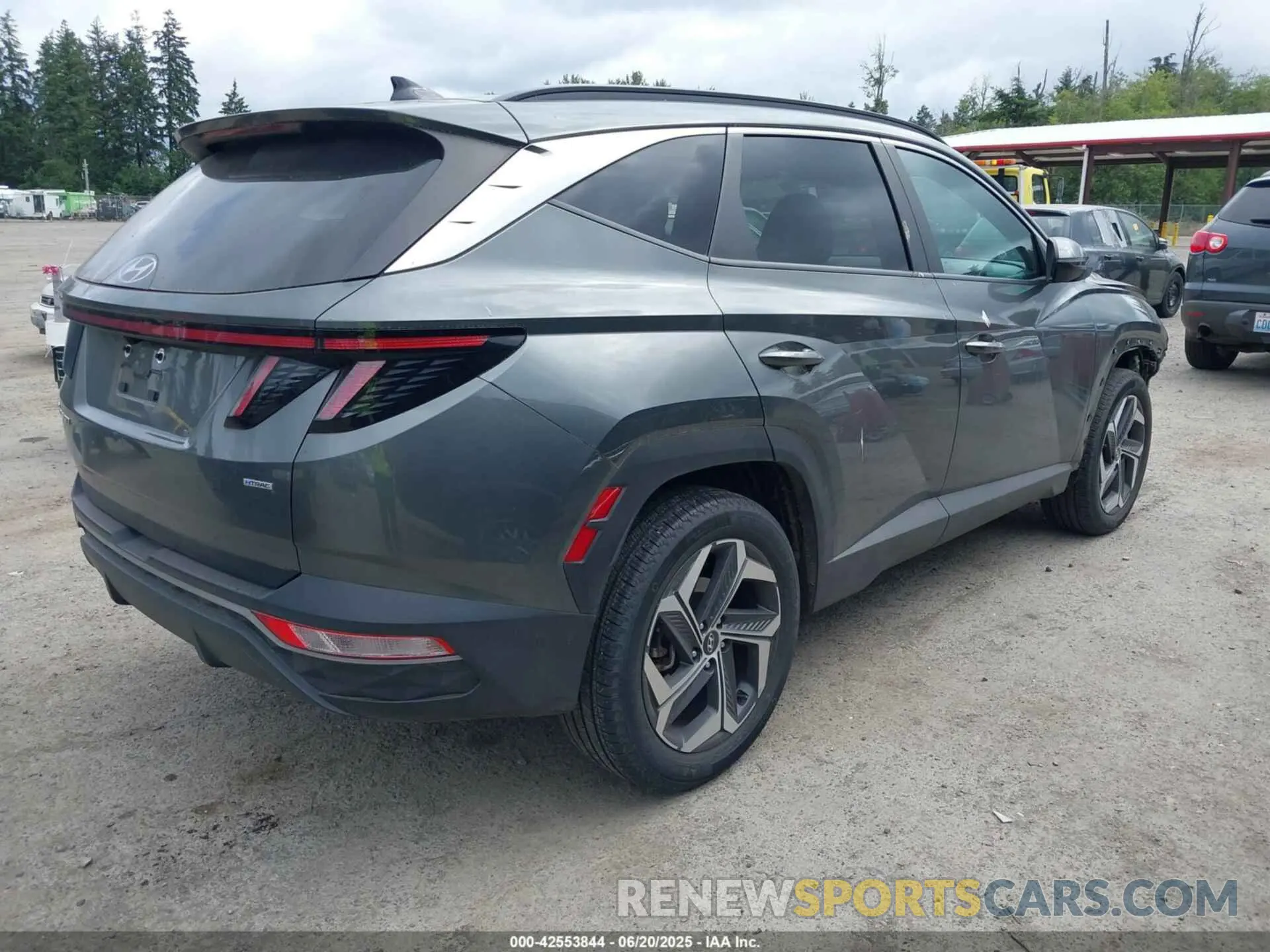 4 fotografías del automóvil dañado 5NMJFCAE3NH124480 HYUNDAI TUCSON 2022