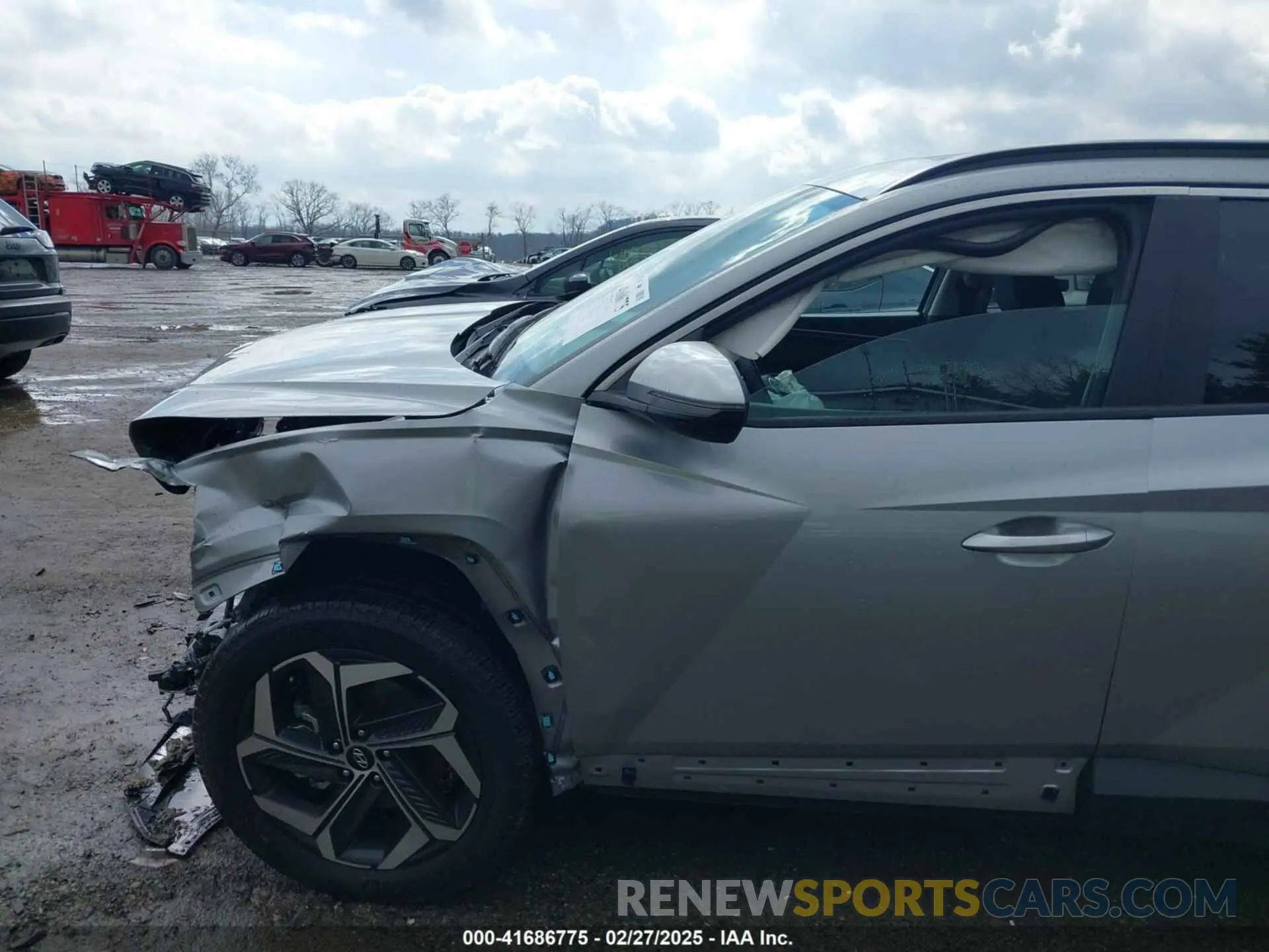18 fotografías del automóvil dañado 5NMJFCAE4NH082661 HYUNDAI TUCSON 2022