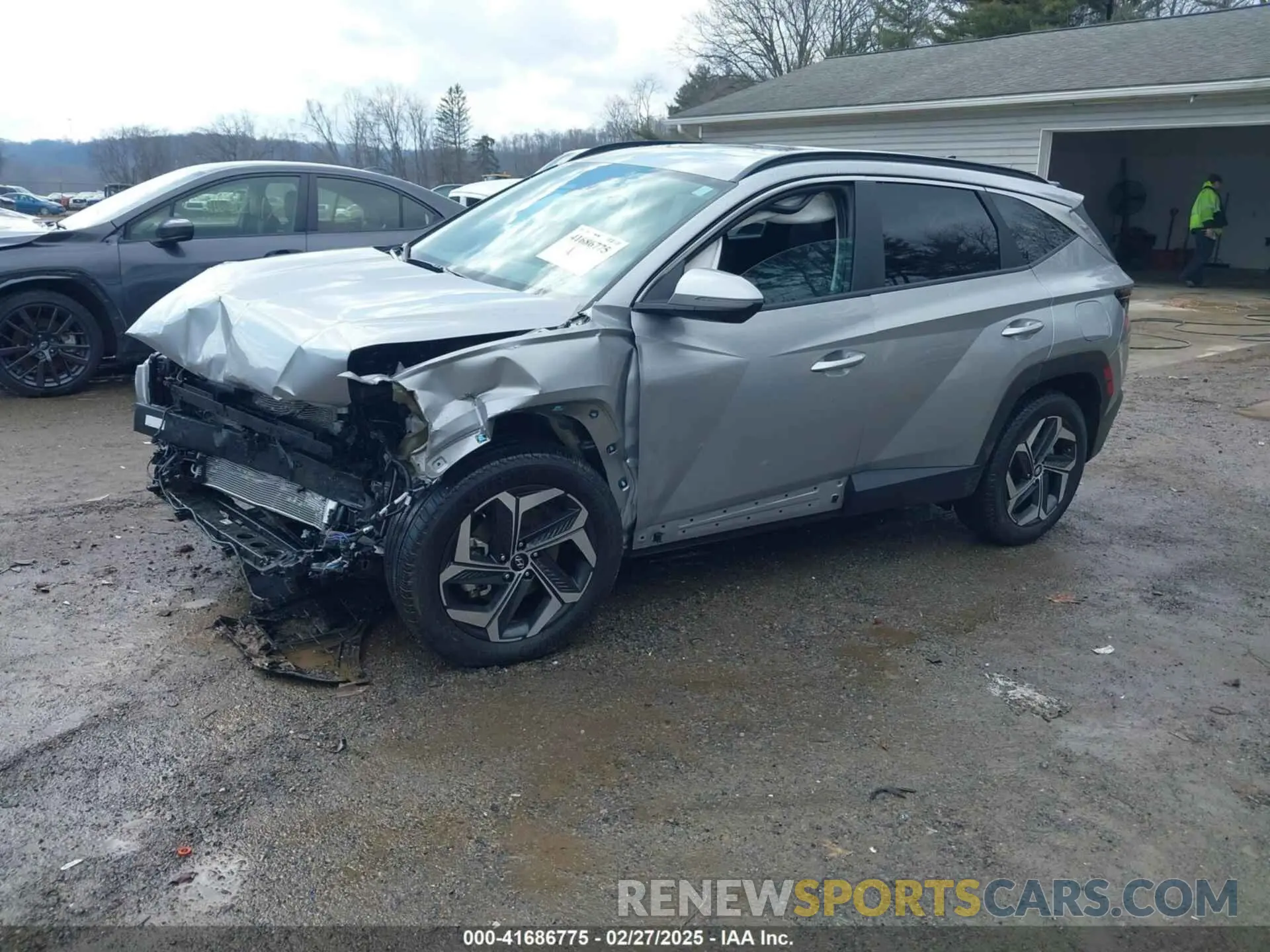 2 fotografías del automóvil dañado 5NMJFCAE4NH082661 HYUNDAI TUCSON 2022