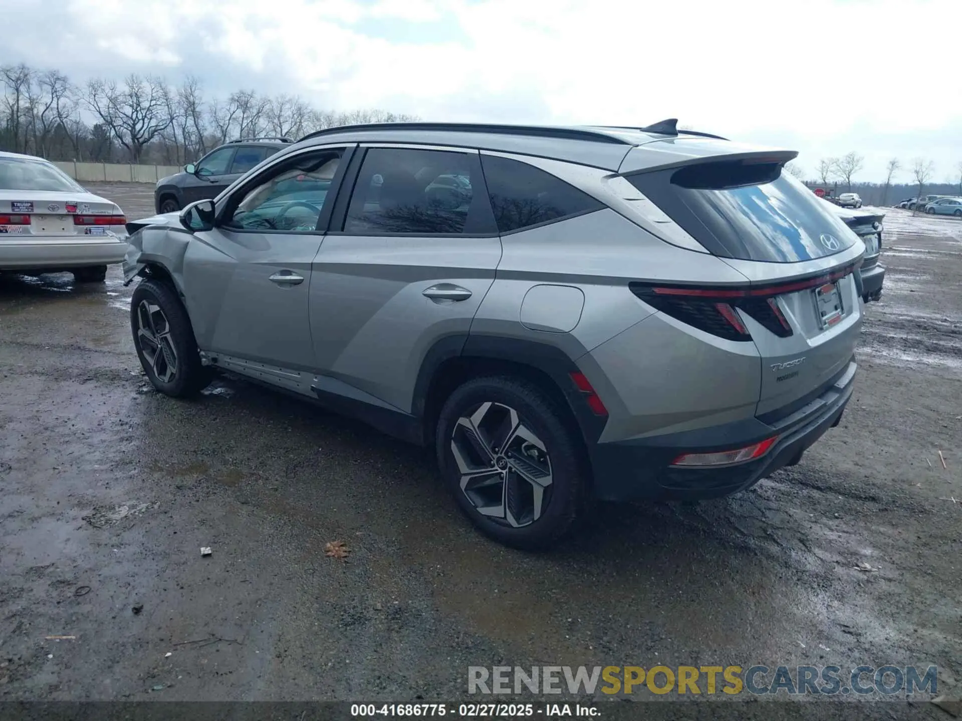 3 fotografías del automóvil dañado 5NMJFCAE4NH082661 HYUNDAI TUCSON 2022
