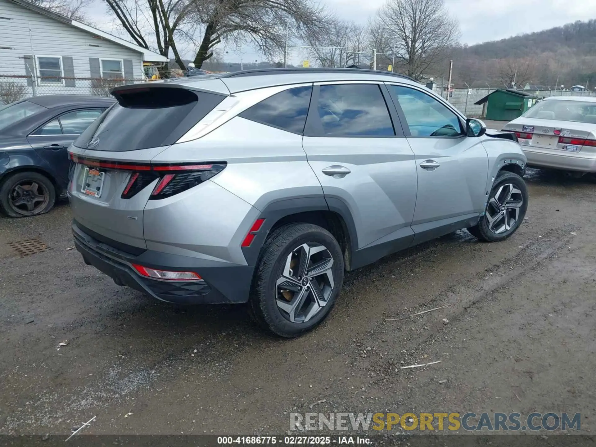 4 fotografías del automóvil dañado 5NMJFCAE4NH082661 HYUNDAI TUCSON 2022