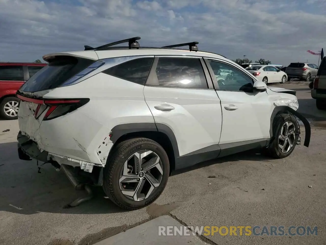 3 fotografías del automóvil dañado 5NMJFCAE4NH091053 HYUNDAI TUCSON 2022