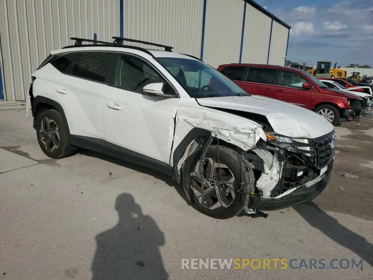 4 fotografías del automóvil dañado 5NMJFCAE4NH091053 HYUNDAI TUCSON 2022