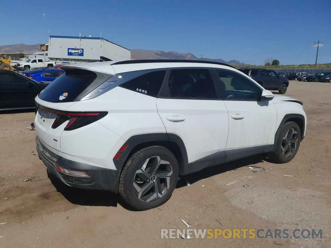 3 fotografías del automóvil dañado 5NMJFCAE5NH075301 HYUNDAI TUCSON 2022