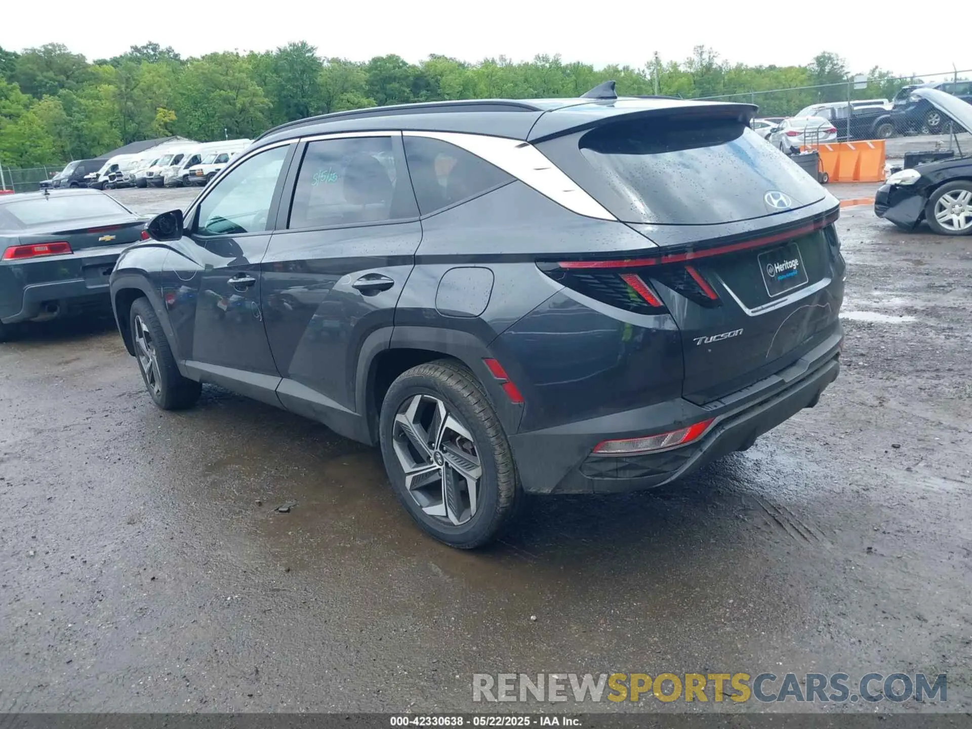 3 fotografías del automóvil dañado 5NMJFCAE5NH152135 HYUNDAI TUCSON 2022