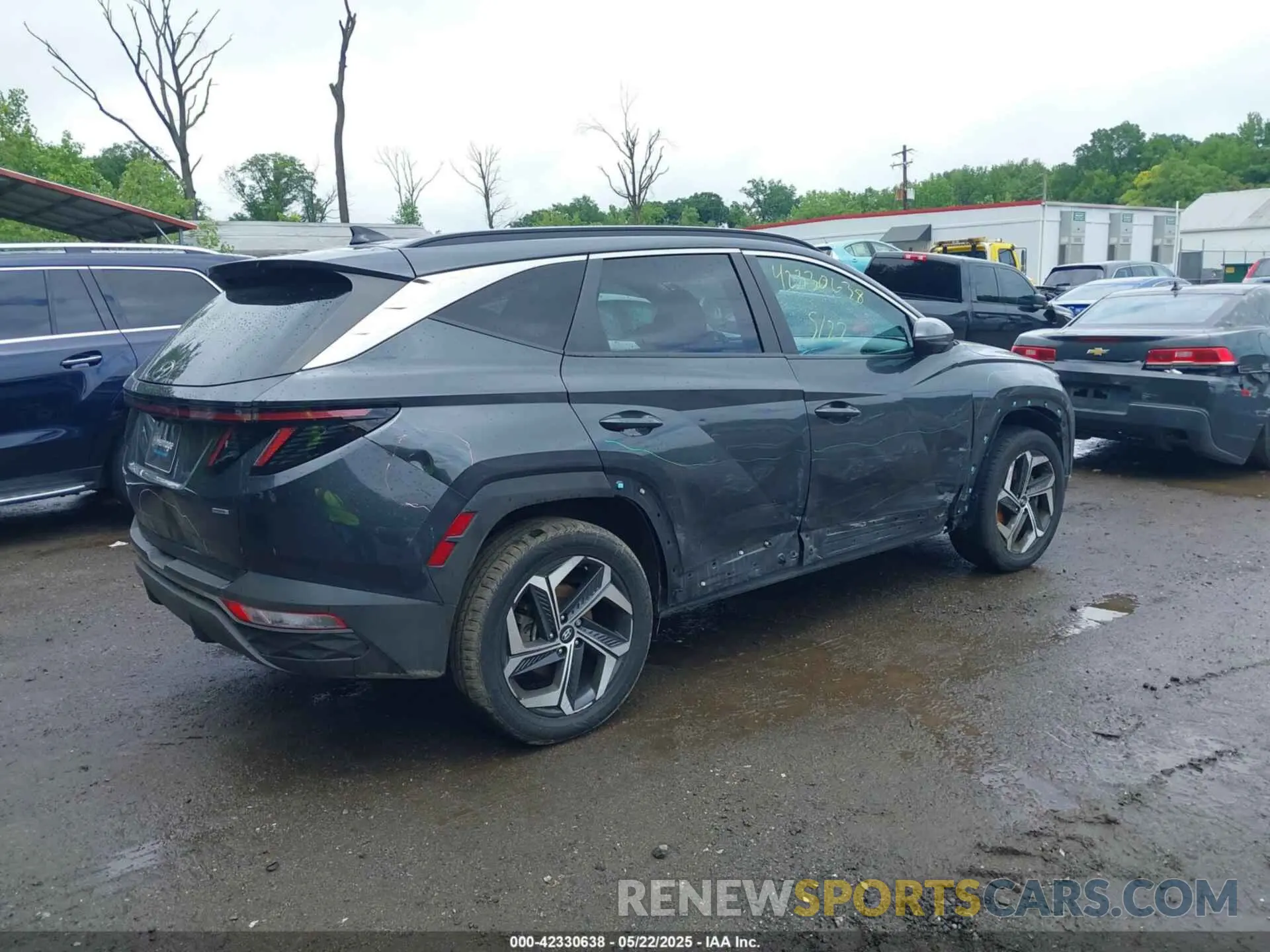 4 fotografías del automóvil dañado 5NMJFCAE5NH152135 HYUNDAI TUCSON 2022