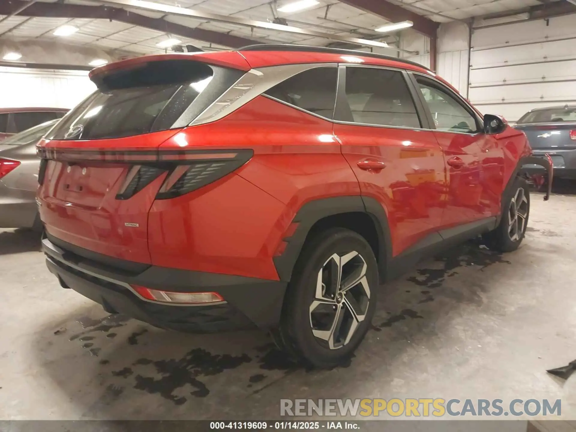 4 fotografías del automóvil dañado 5NMJFCAE6NH070298 HYUNDAI TUCSON 2022