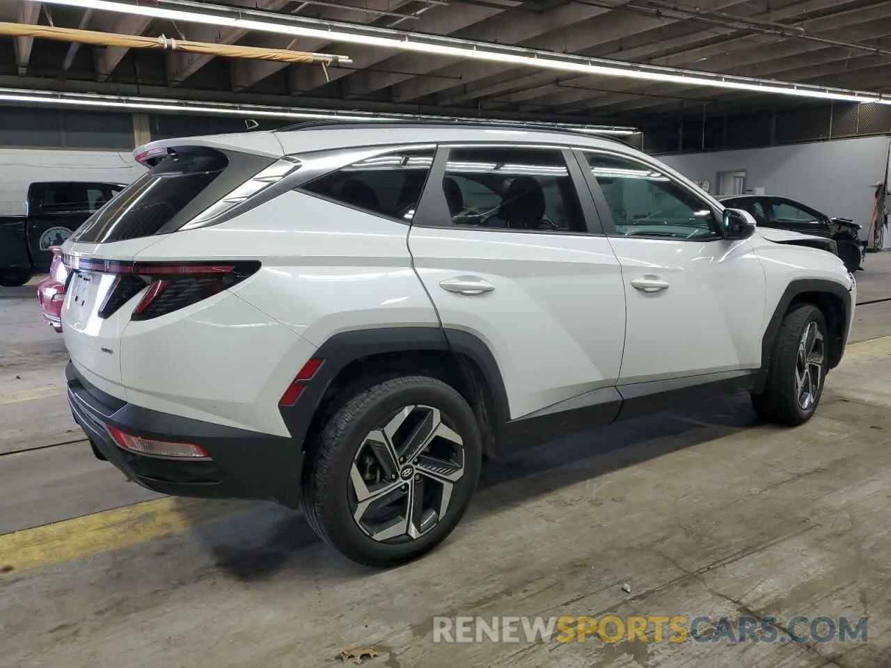 3 fotografías del automóvil dañado 5NMJFCAE7NH137314 HYUNDAI TUCSON 2022