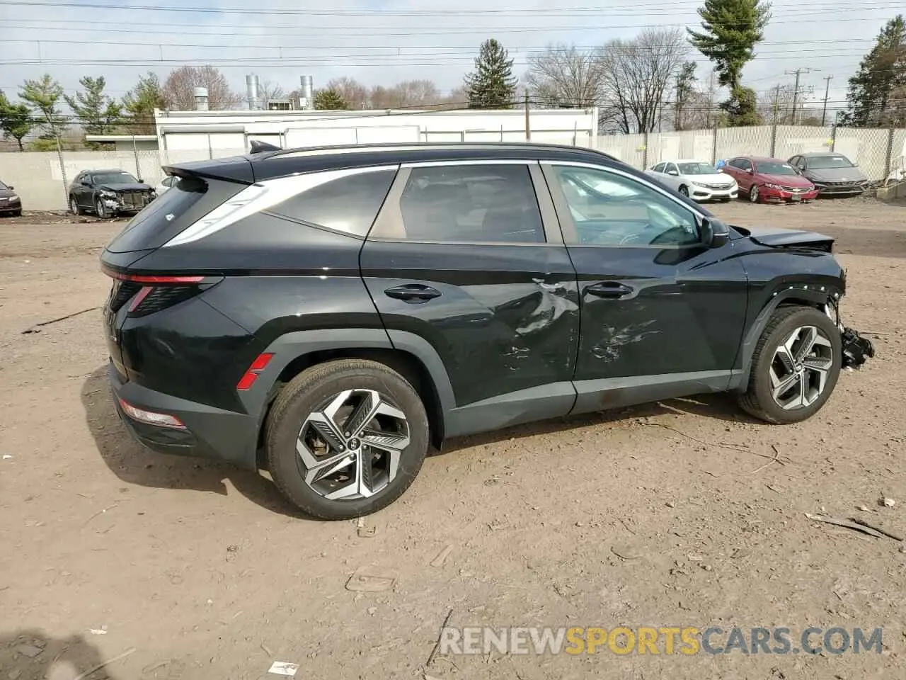 3 fotografías del automóvil dañado 5NMJFCAE9NH066729 HYUNDAI TUCSON 2022