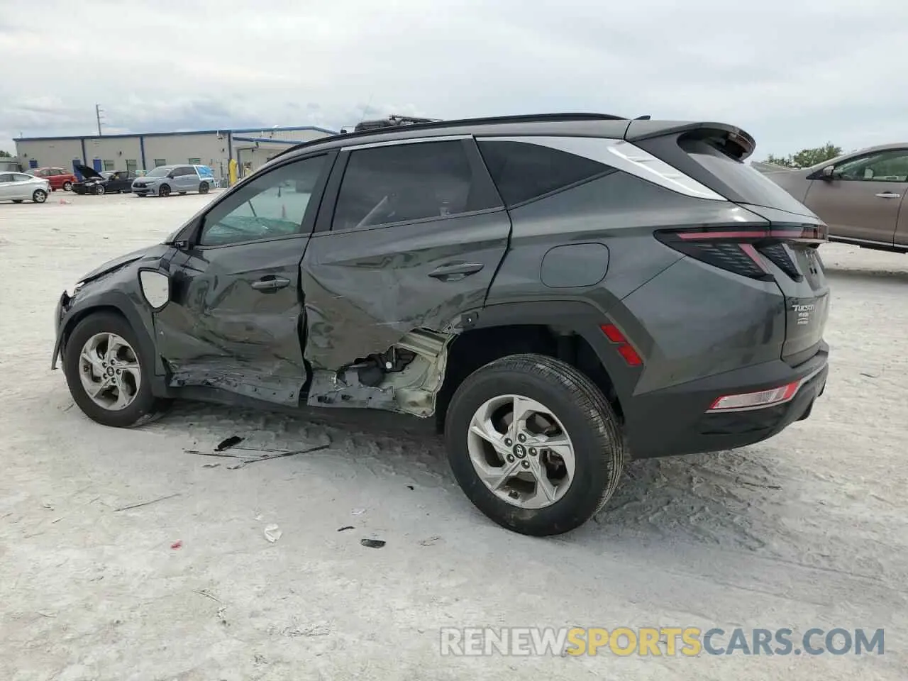 2 fotografías del automóvil dañado KM8JB3AE1NU021123 HYUNDAI TUCSON 2022
