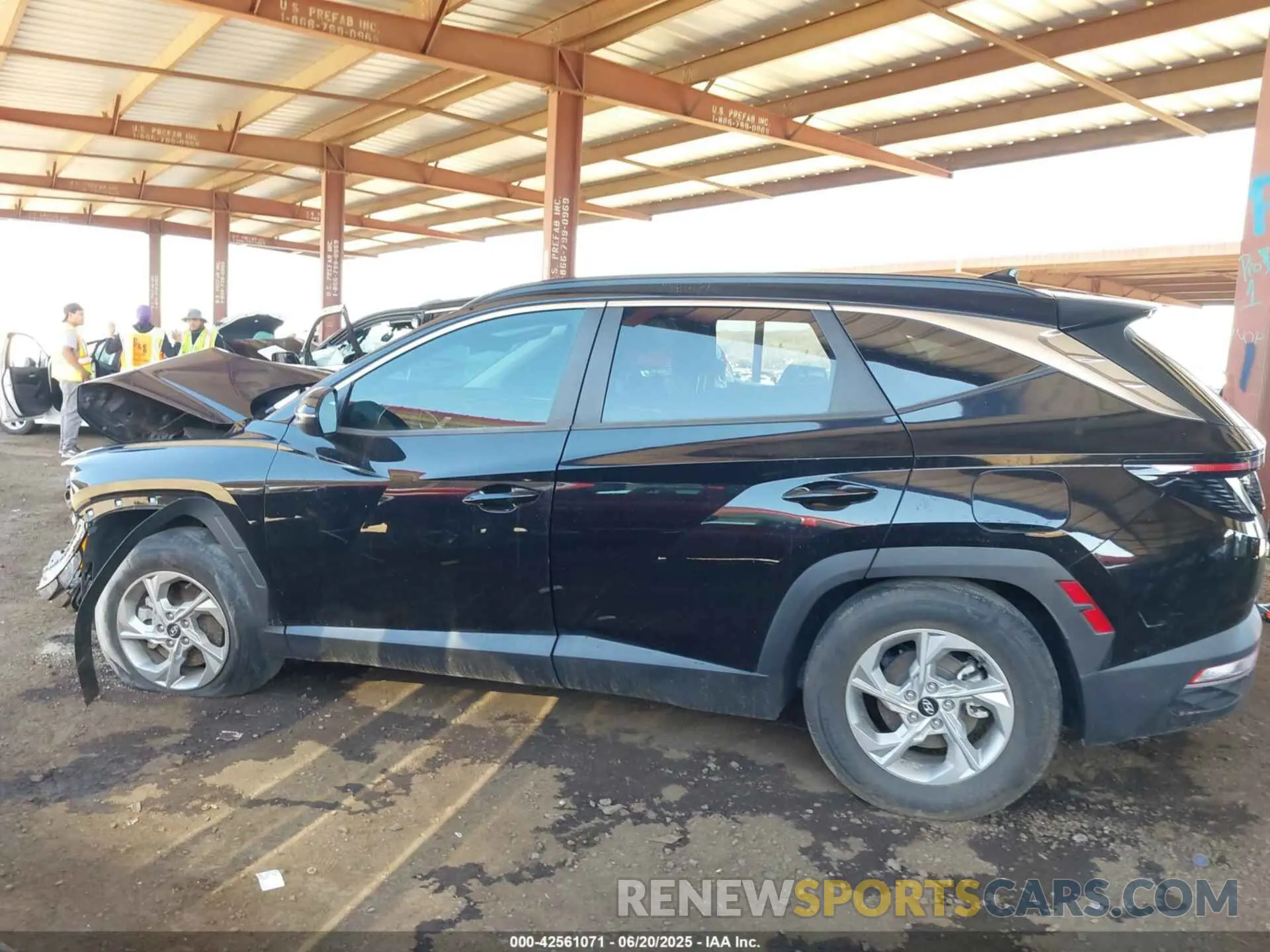 13 fotografías del automóvil dañado KM8JB3AE8NU031034 HYUNDAI TUCSON 2022