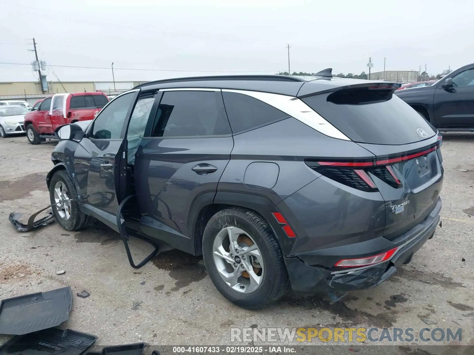 3 fotografías del automóvil dañado KM8JB3AEXNU034260 HYUNDAI TUCSON 2022