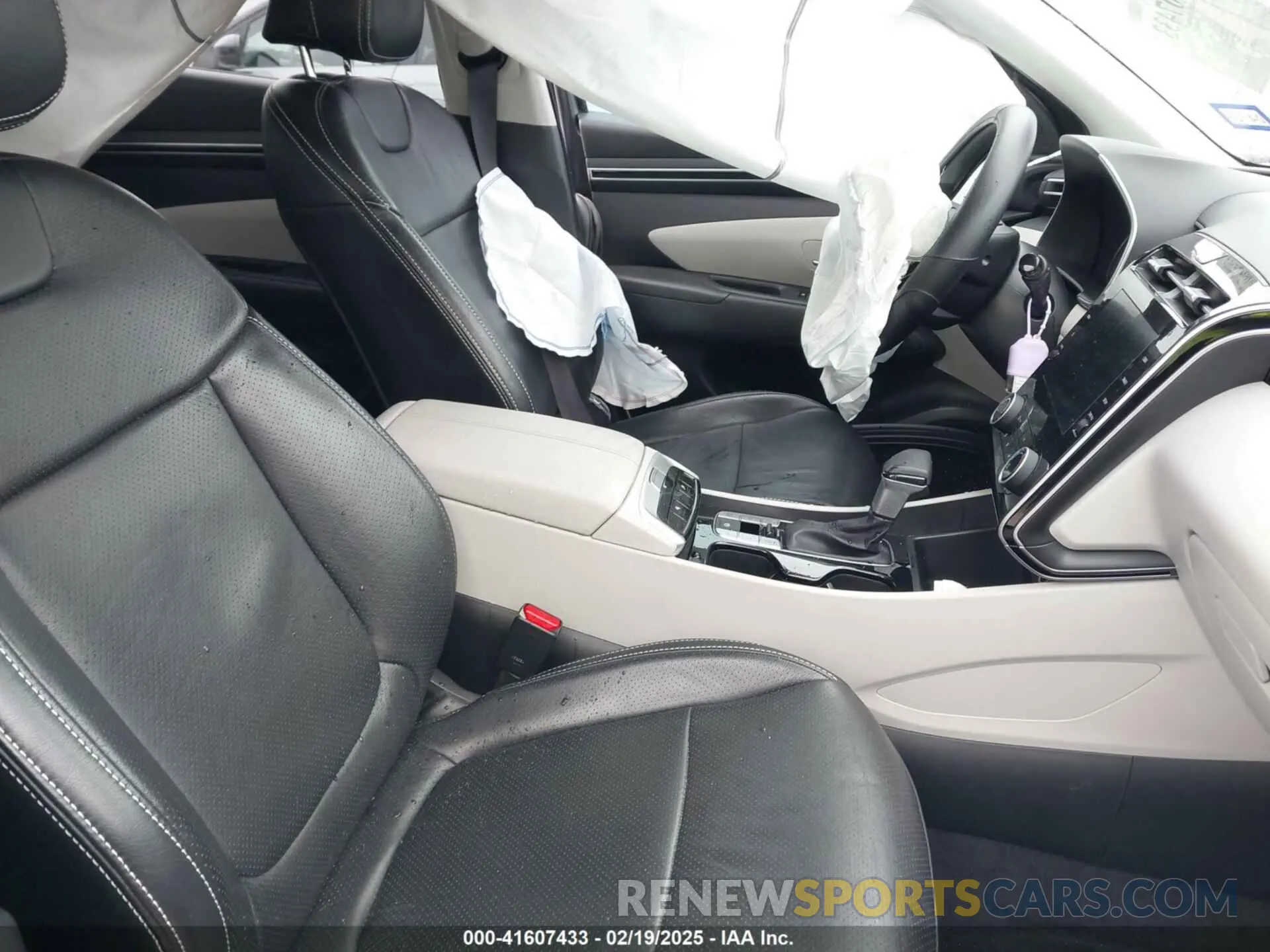 5 fotografías del automóvil dañado KM8JB3AEXNU034260 HYUNDAI TUCSON 2022