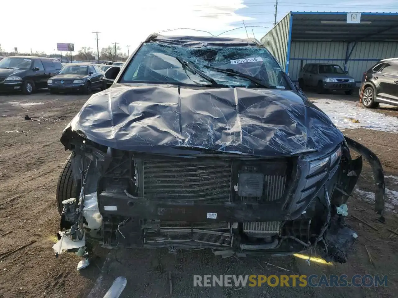 5 fotografías del automóvil dañado KM8JBCA12NU050594 HYUNDAI TUCSON 2022