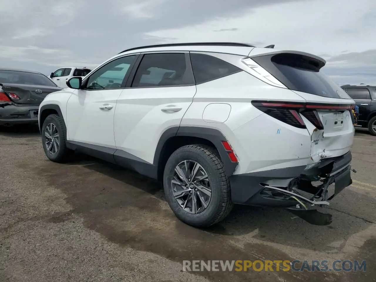 2 fotografías del automóvil dañado KM8JBCA18NU010925 HYUNDAI TUCSON 2022