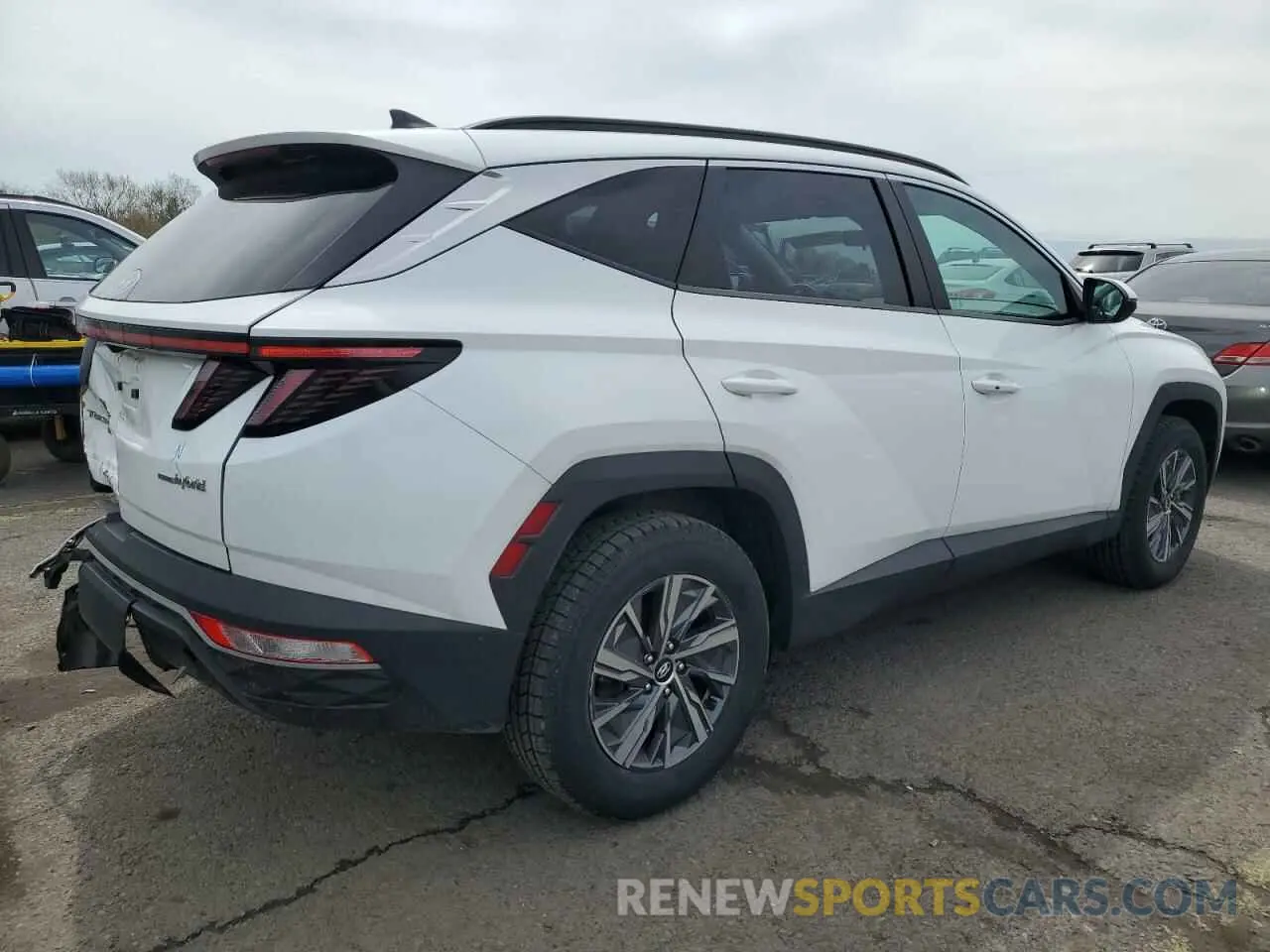 3 fotografías del automóvil dañado KM8JBCA18NU010925 HYUNDAI TUCSON 2022