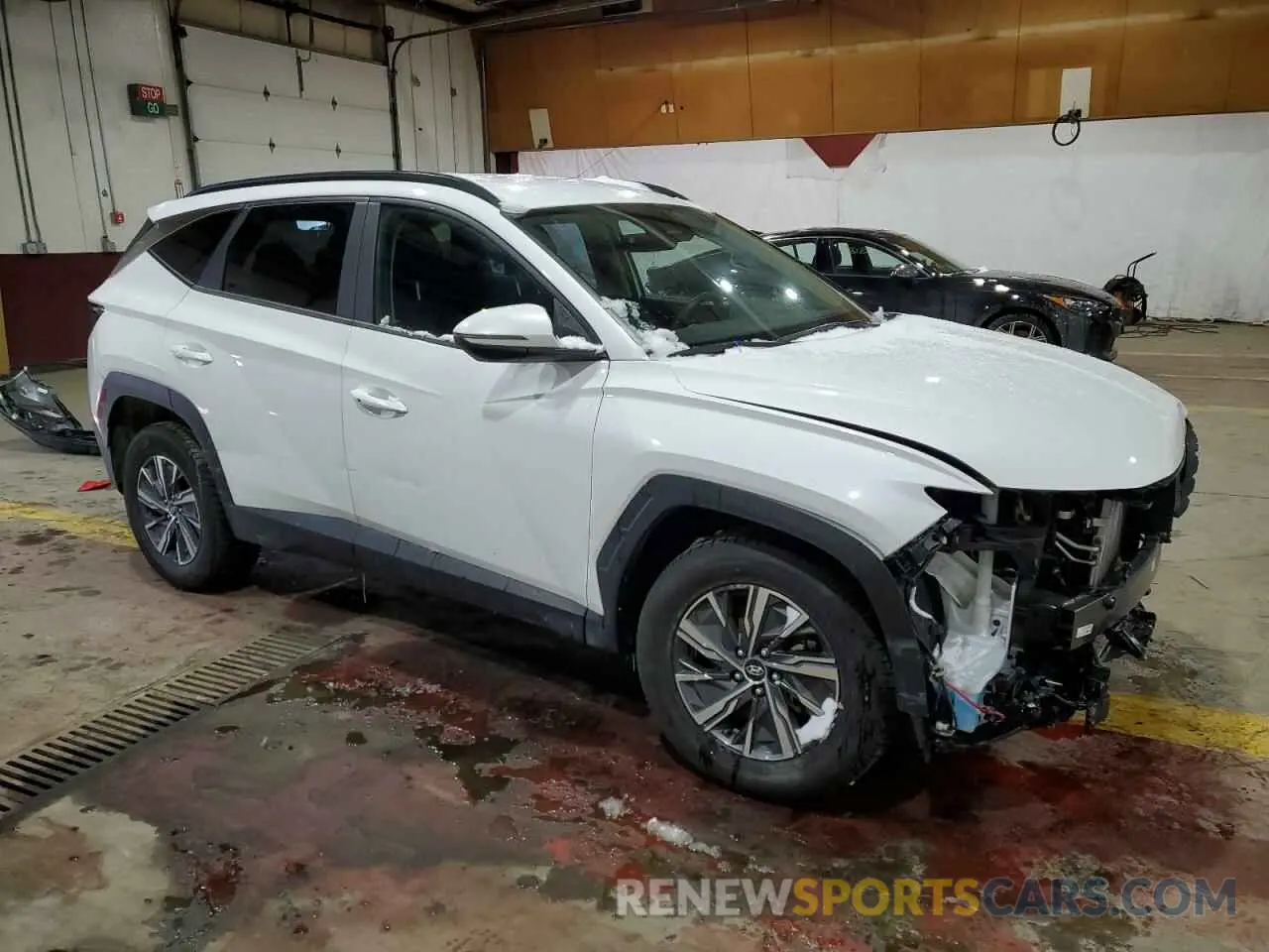 4 fotografías del automóvil dañado KM8JBCA1XNU011316 HYUNDAI TUCSON 2022