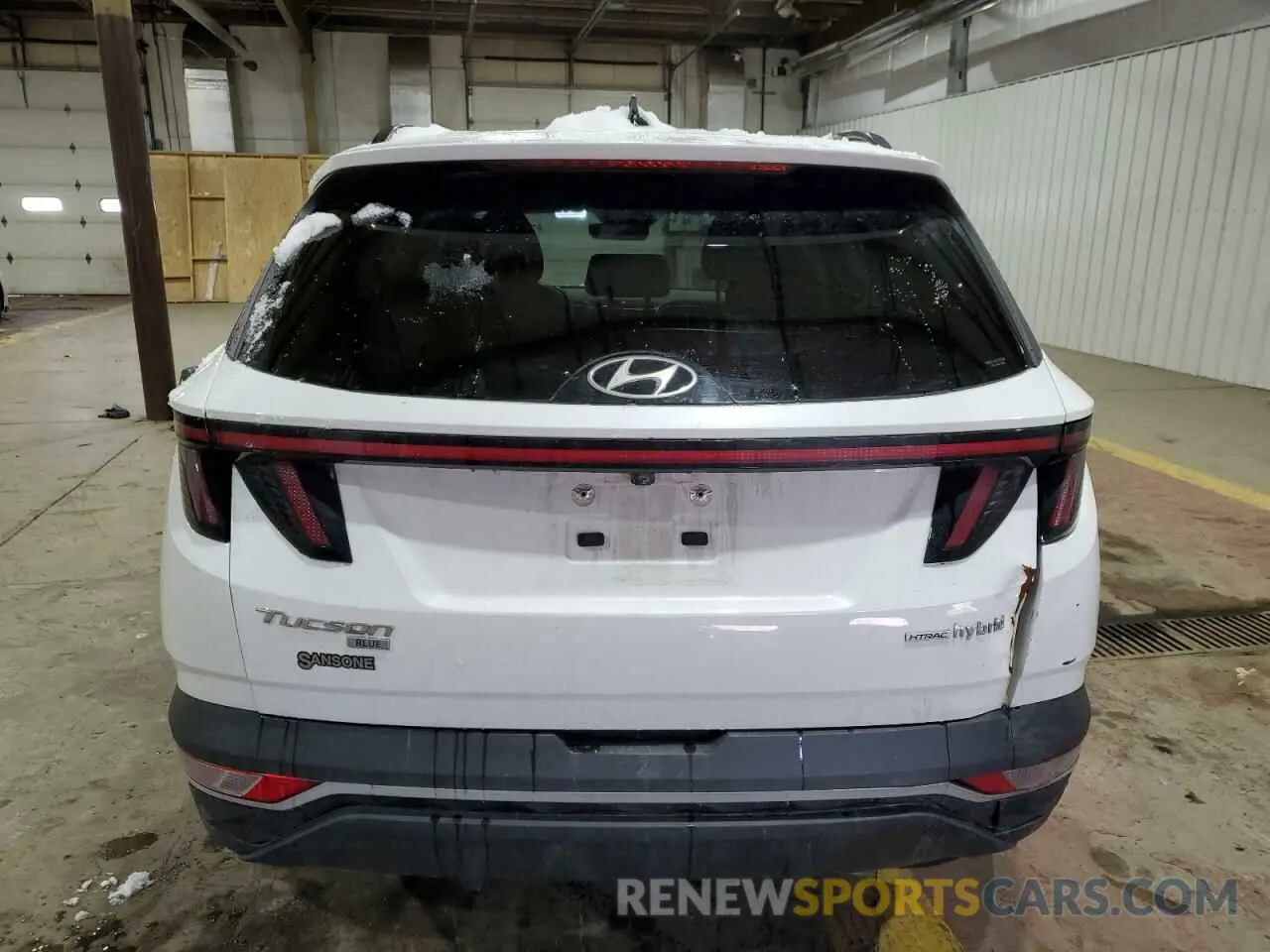6 fotografías del automóvil dañado KM8JBCA1XNU011316 HYUNDAI TUCSON 2022