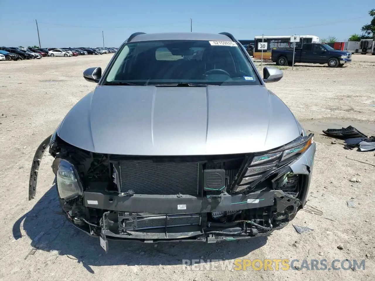 5 fotografías del automóvil dañado KM8JBCA1XNU031906 HYUNDAI TUCSON 2022