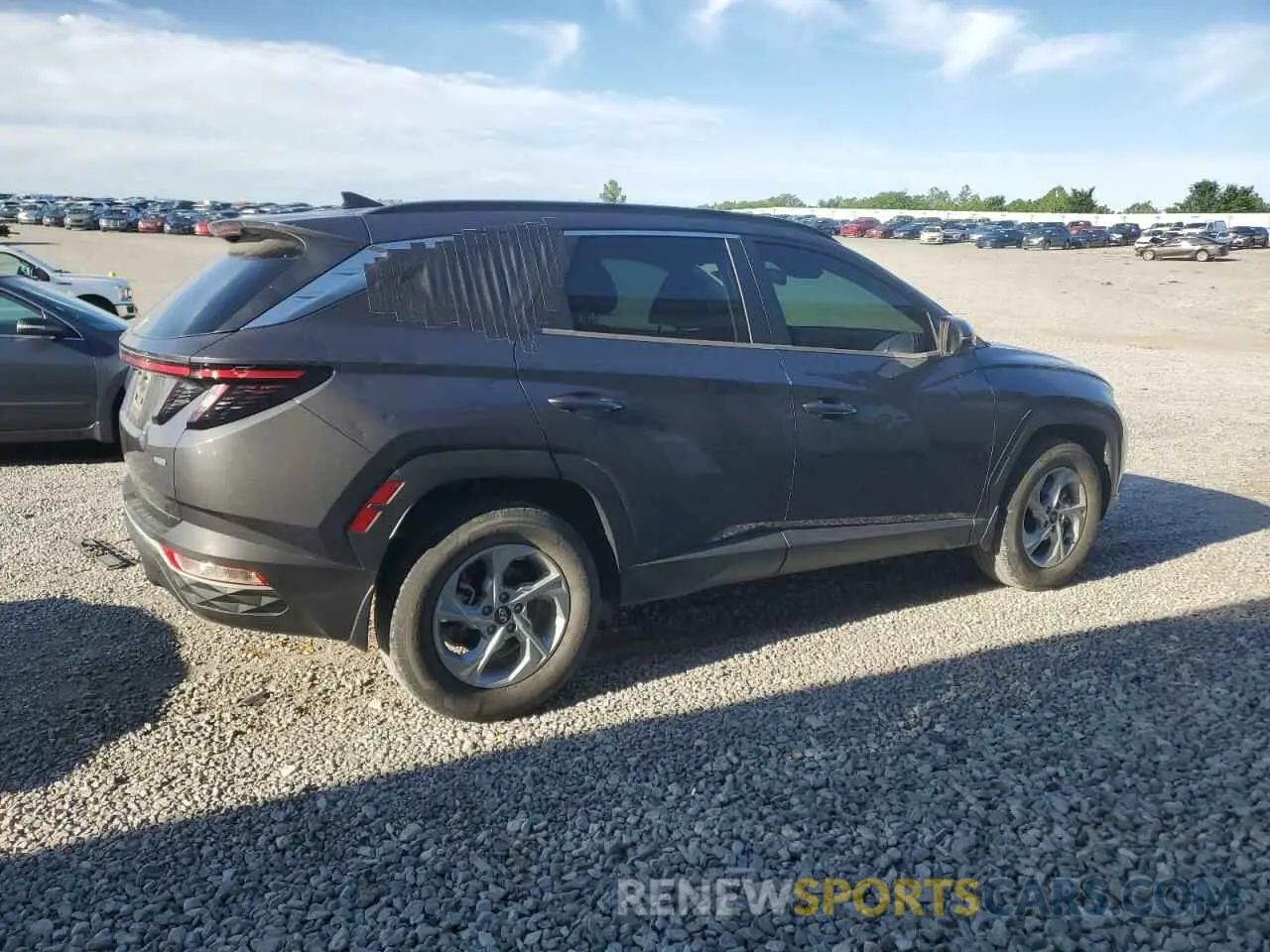 3 fotografías del automóvil dañado KM8JBCAE2NU065874 HYUNDAI TUCSON 2022