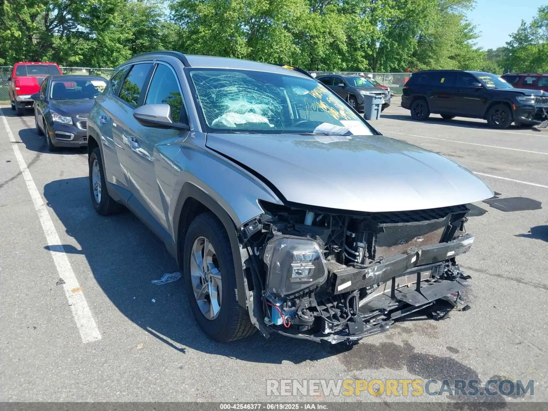 1 fotografías del automóvil dañado KM8JBCAEXNU170081 HYUNDAI TUCSON 2022