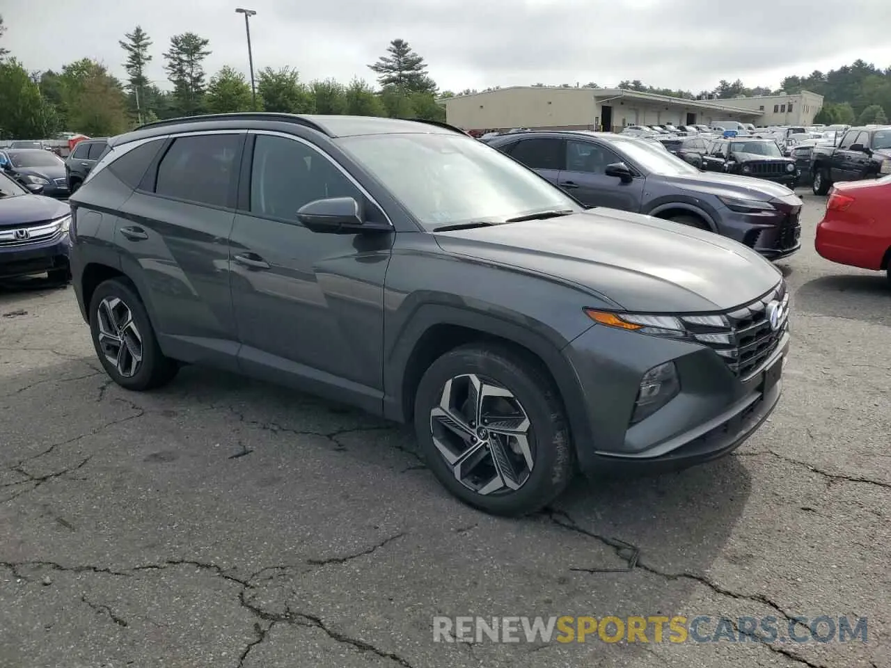 4 fotografías del automóvil dañado KM8JBDA28NU051361 HYUNDAI TUCSON 2022