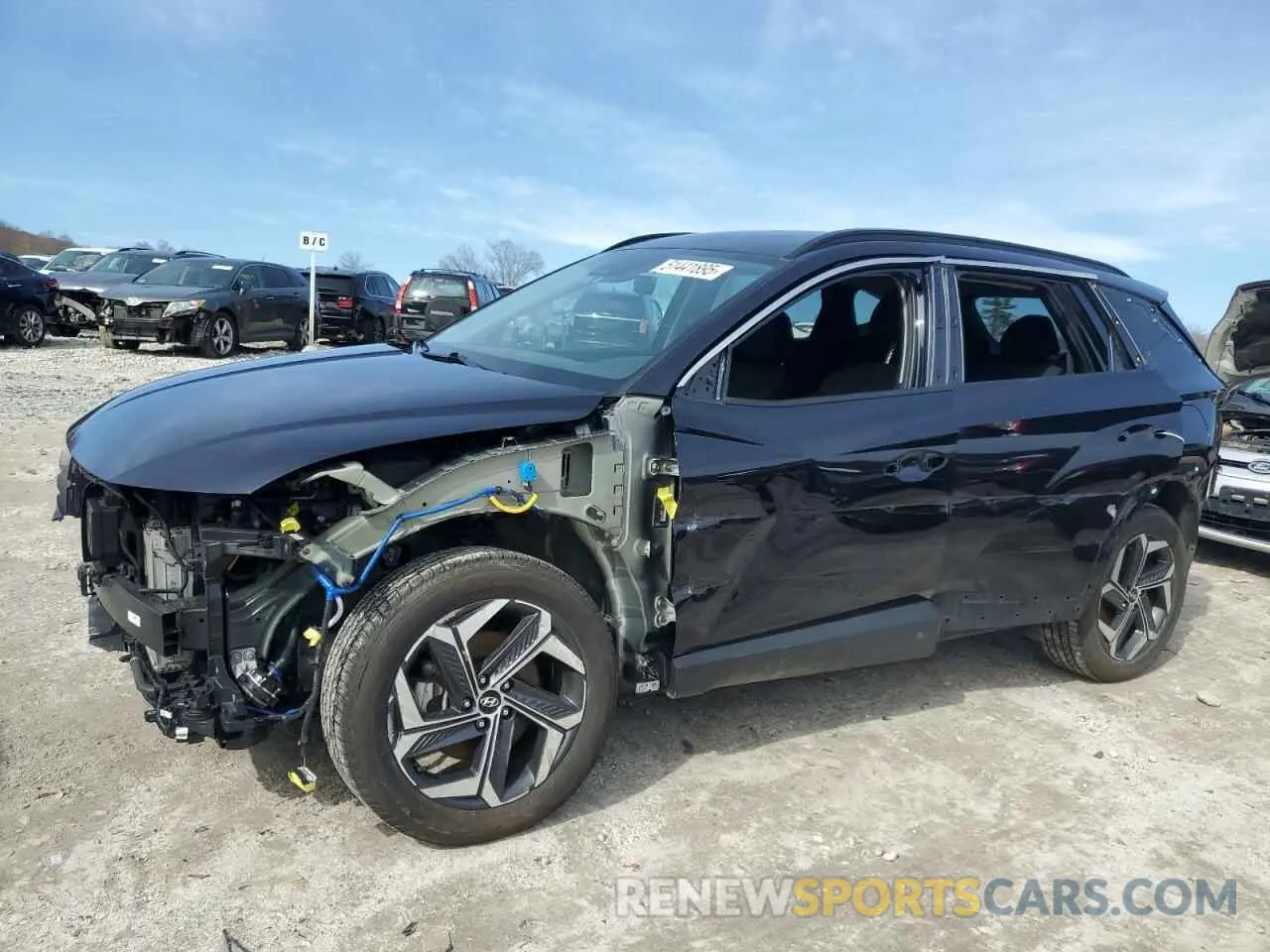1 fotografías del automóvil dañado KM8JBDA2XNU056478 HYUNDAI TUCSON 2022