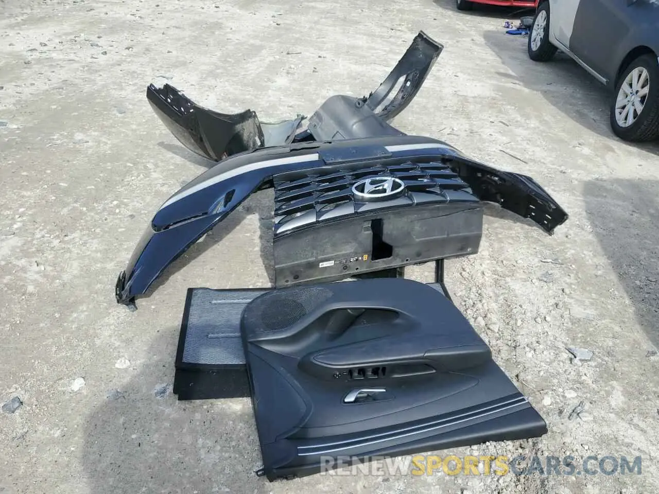 13 fotografías del automóvil dañado KM8JBDA2XNU056478 HYUNDAI TUCSON 2022