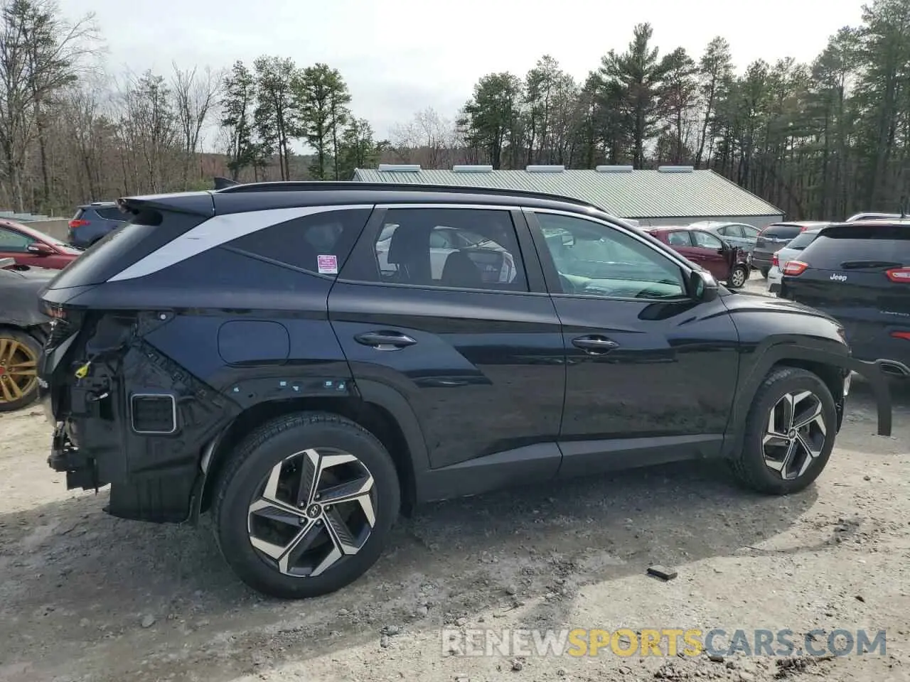 3 fotografías del automóvil dañado KM8JBDA2XNU056478 HYUNDAI TUCSON 2022