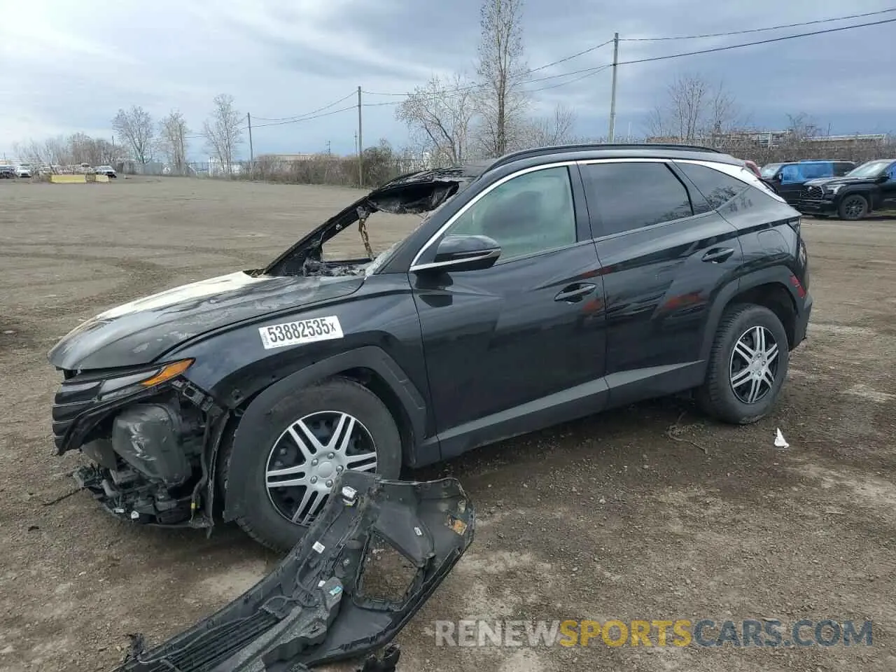 1 fotografías del automóvil dañado KM8JCCA13NU025216 HYUNDAI TUCSON 2022