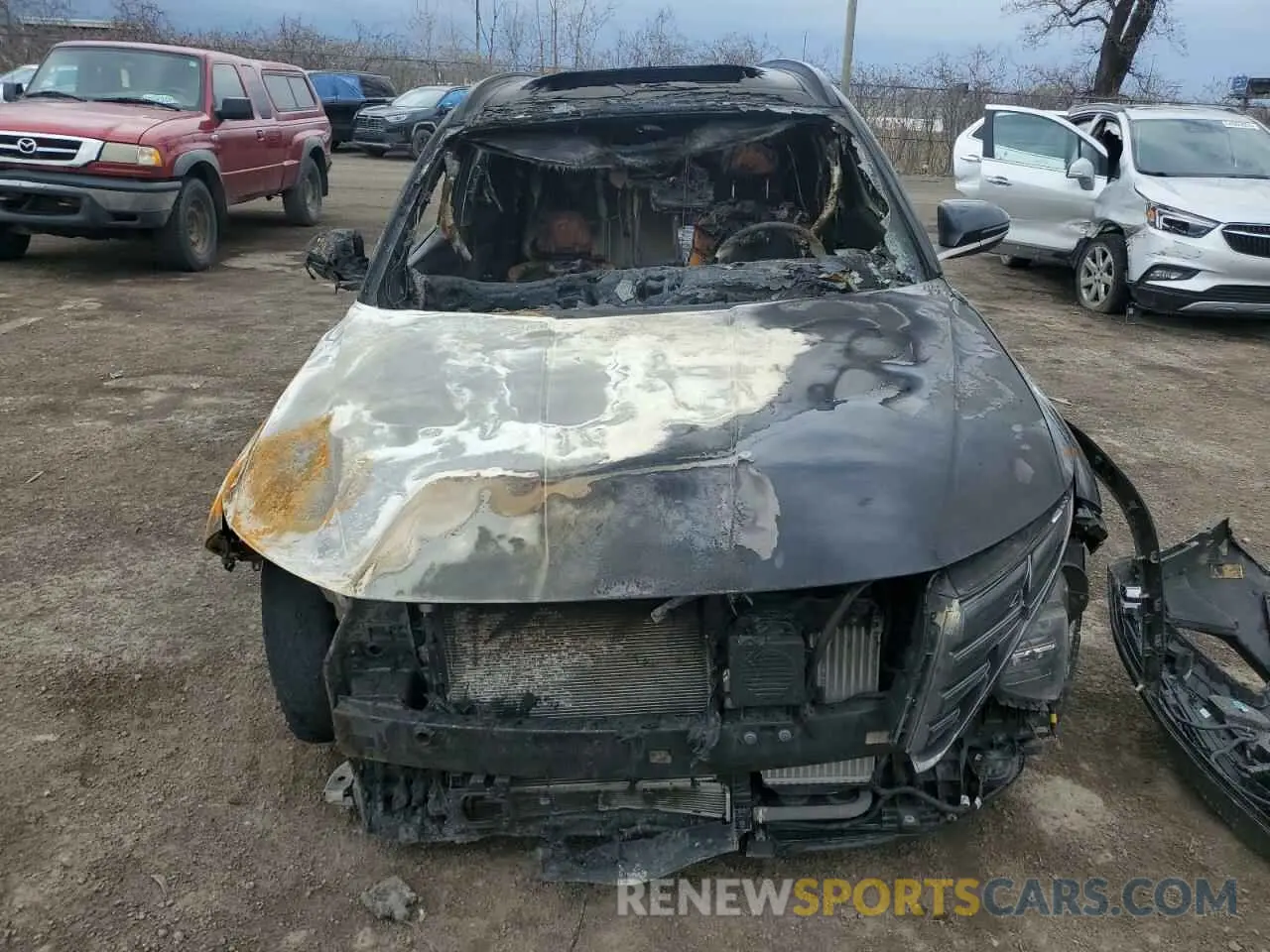 5 fotografías del automóvil dañado KM8JCCA13NU025216 HYUNDAI TUCSON 2022