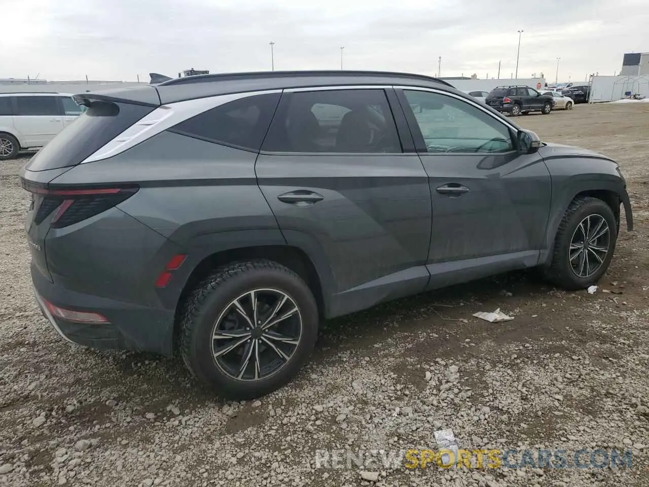 3 fotografías del automóvil dañado KM8JCCA18NU050466 HYUNDAI TUCSON 2022