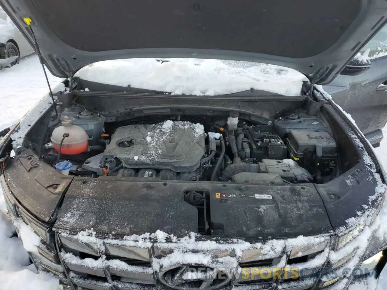 12 fotografías del automóvil dañado KM8JCCAE5NU094976 HYUNDAI TUCSON 2022