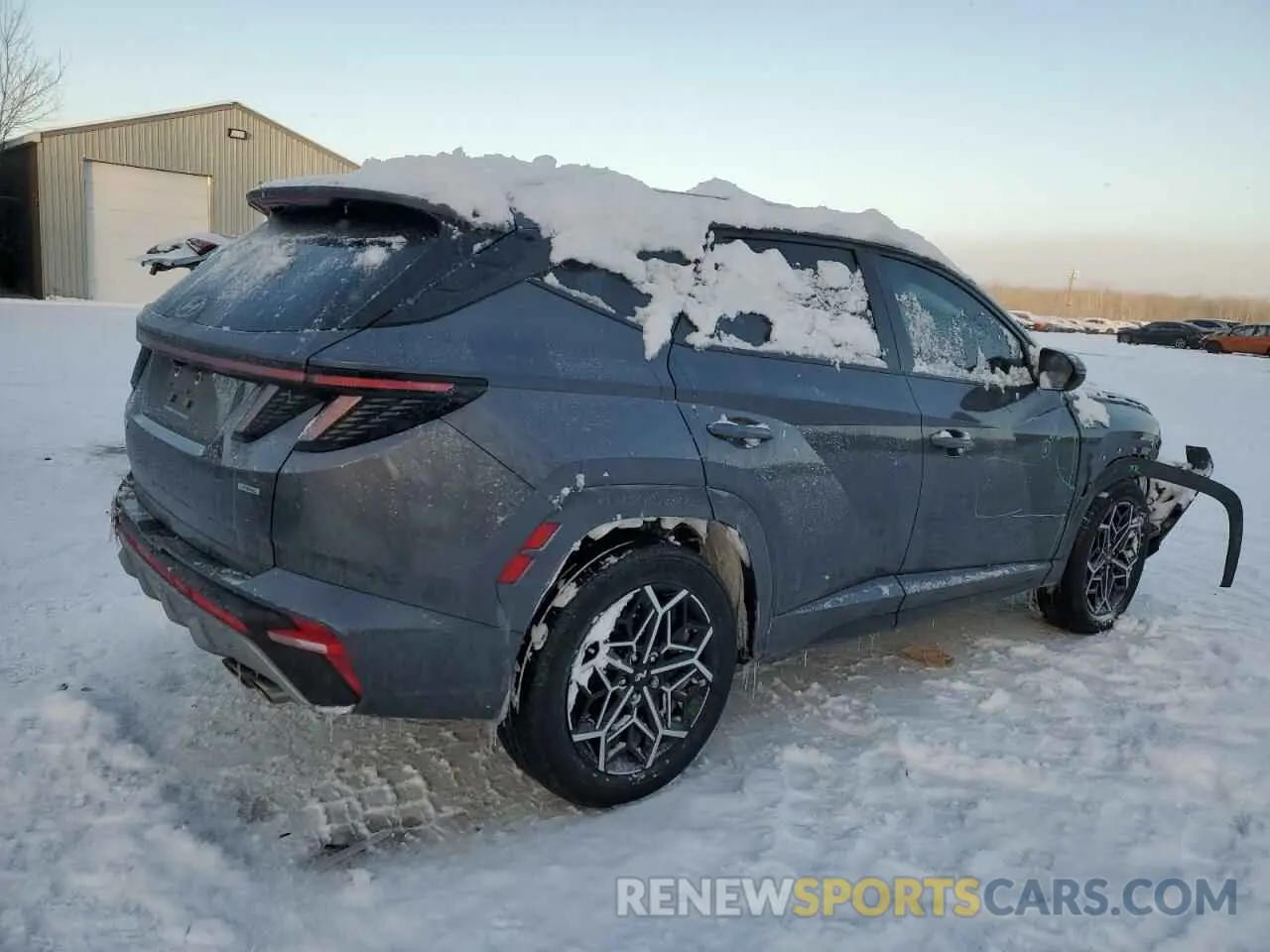 3 fotografías del automóvil dañado KM8JCCAE5NU094976 HYUNDAI TUCSON 2022