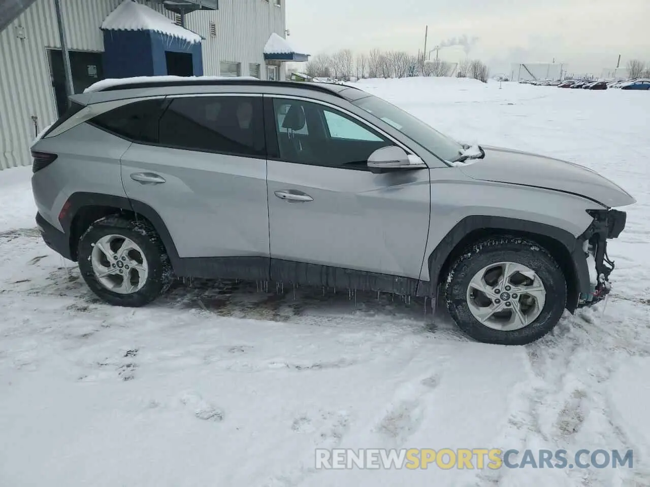 4 fotografías del automóvil dañado KM8JCCAE7NU161545 HYUNDAI TUCSON 2022